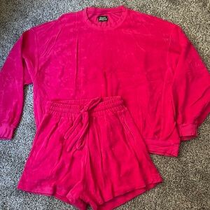 Daily Drills Terry Oversized Crew & Shorts